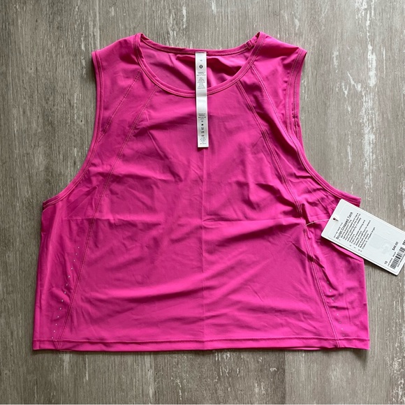 lululemon athletica Tops - Lululemon Sculpt Tank *Cropped in Sonic Pink